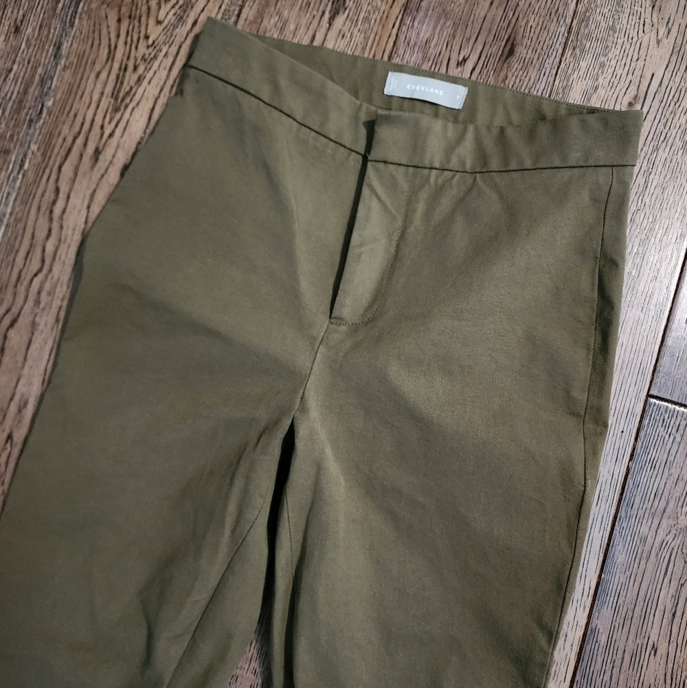 Everlane The Fixed-Waist Stretch Cotton Pants - Picture 4 of 6
